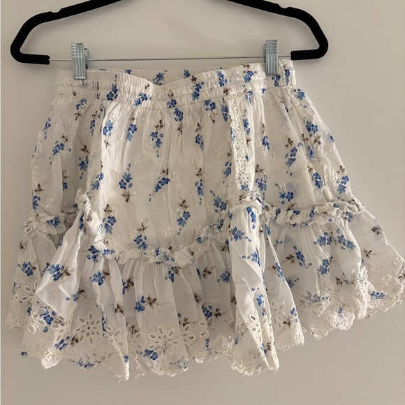 LoveShackFancy Mini Ruffled Skirt - Picture 3 of 5